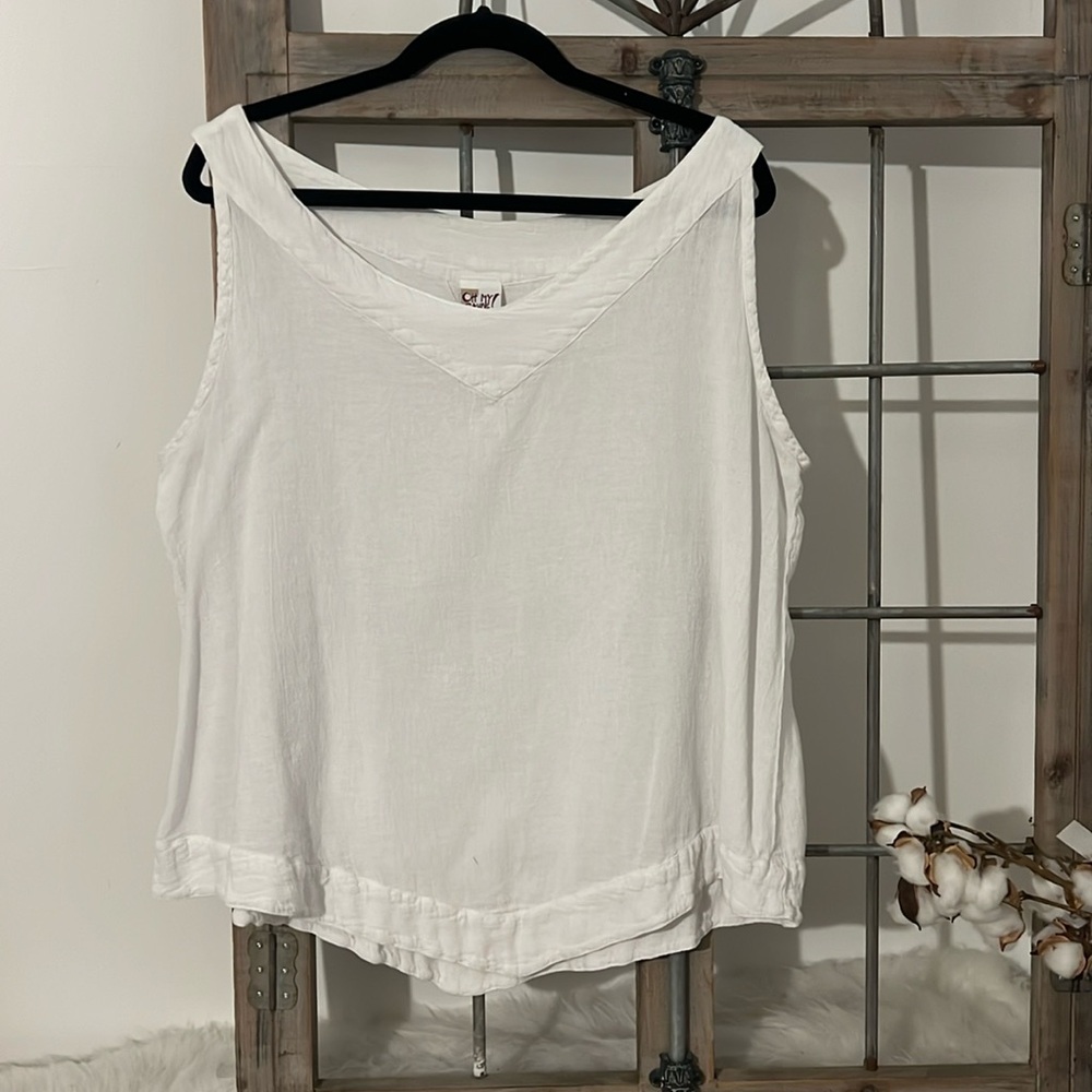 Oh My Gauze! Women's White Blouse